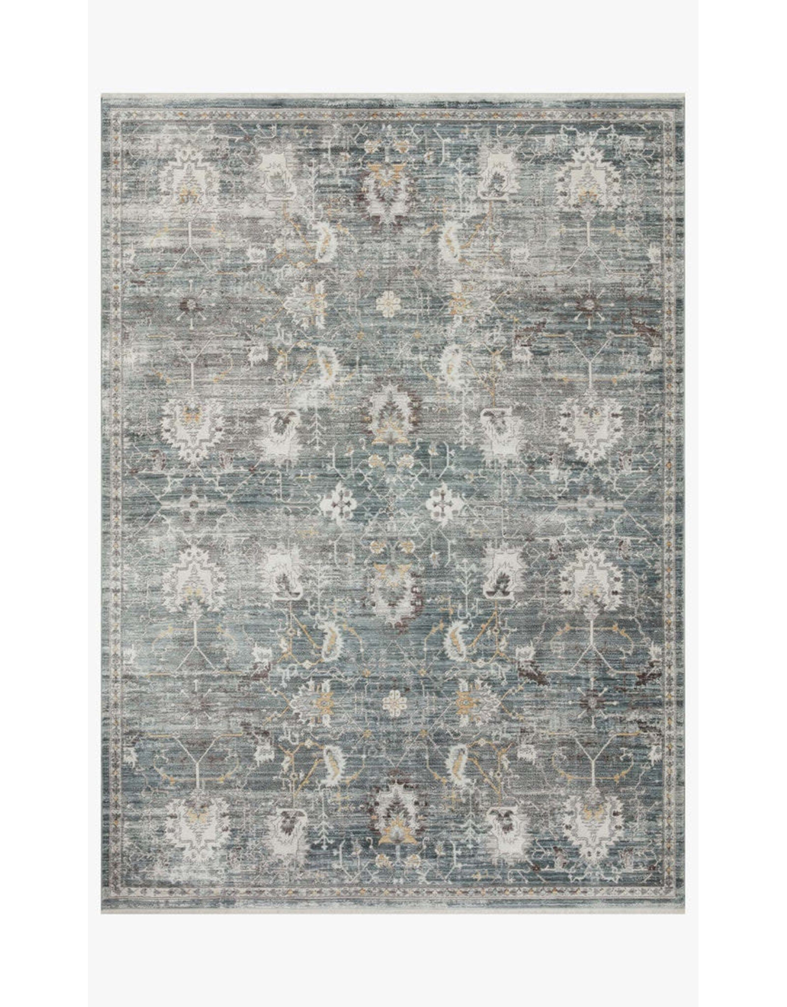 Bonney Rug BNY-03 Lagoon / Ivory