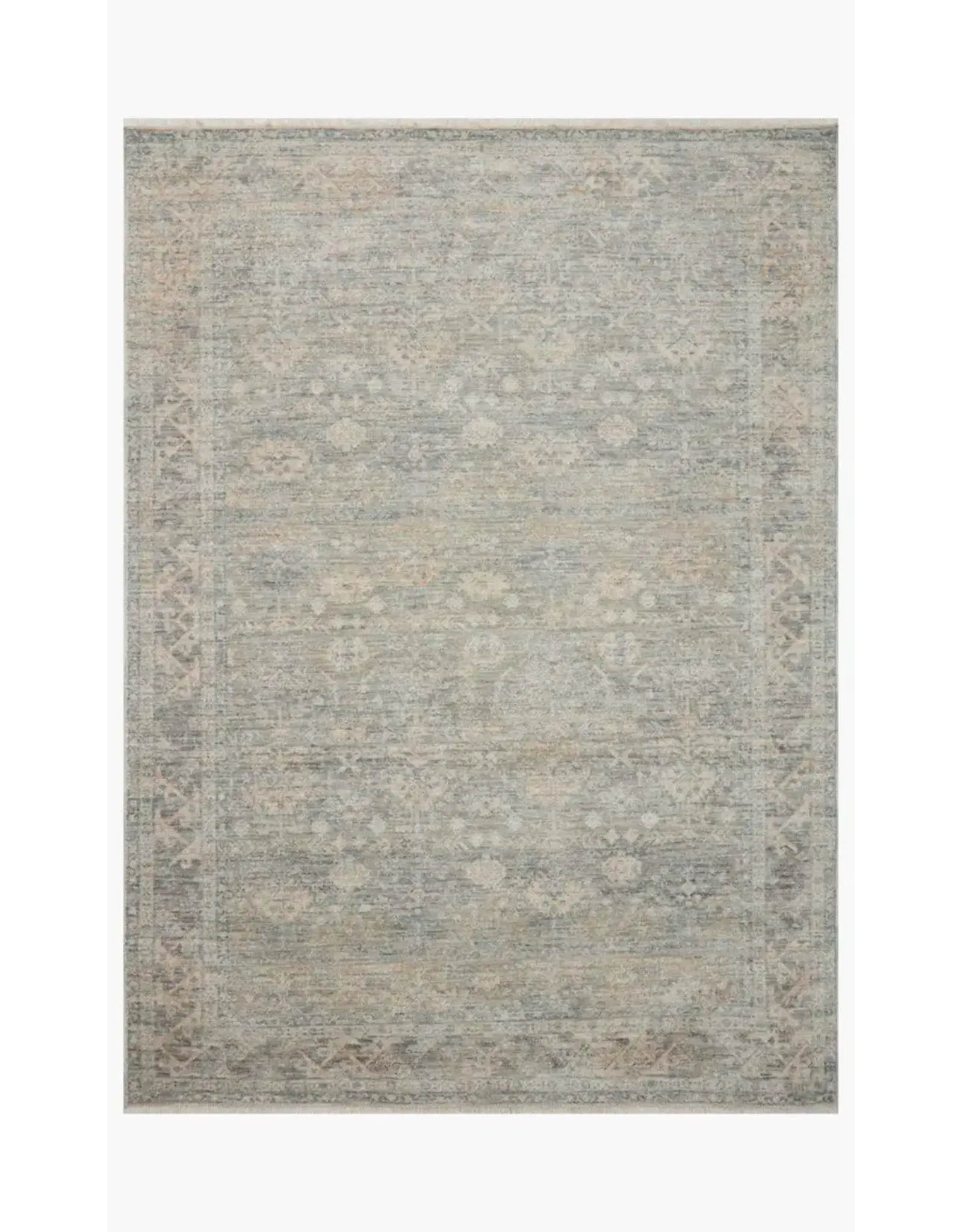 Angela Rose × Loloi Blake Rug BLA-01 AR Sky / Beige