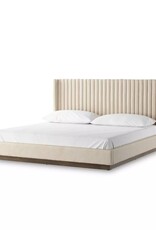 Montgomery King Bed in Thames Cream