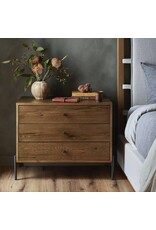 Eaton Large Nightstand in Amber Oak Resin