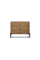 Eaton Large Nightstand in Amber Oak Resin