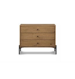 Eaton Large Nightstand in Amber Oak Resin