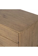 Eaton Large Nightstand in Amber Oak Resin