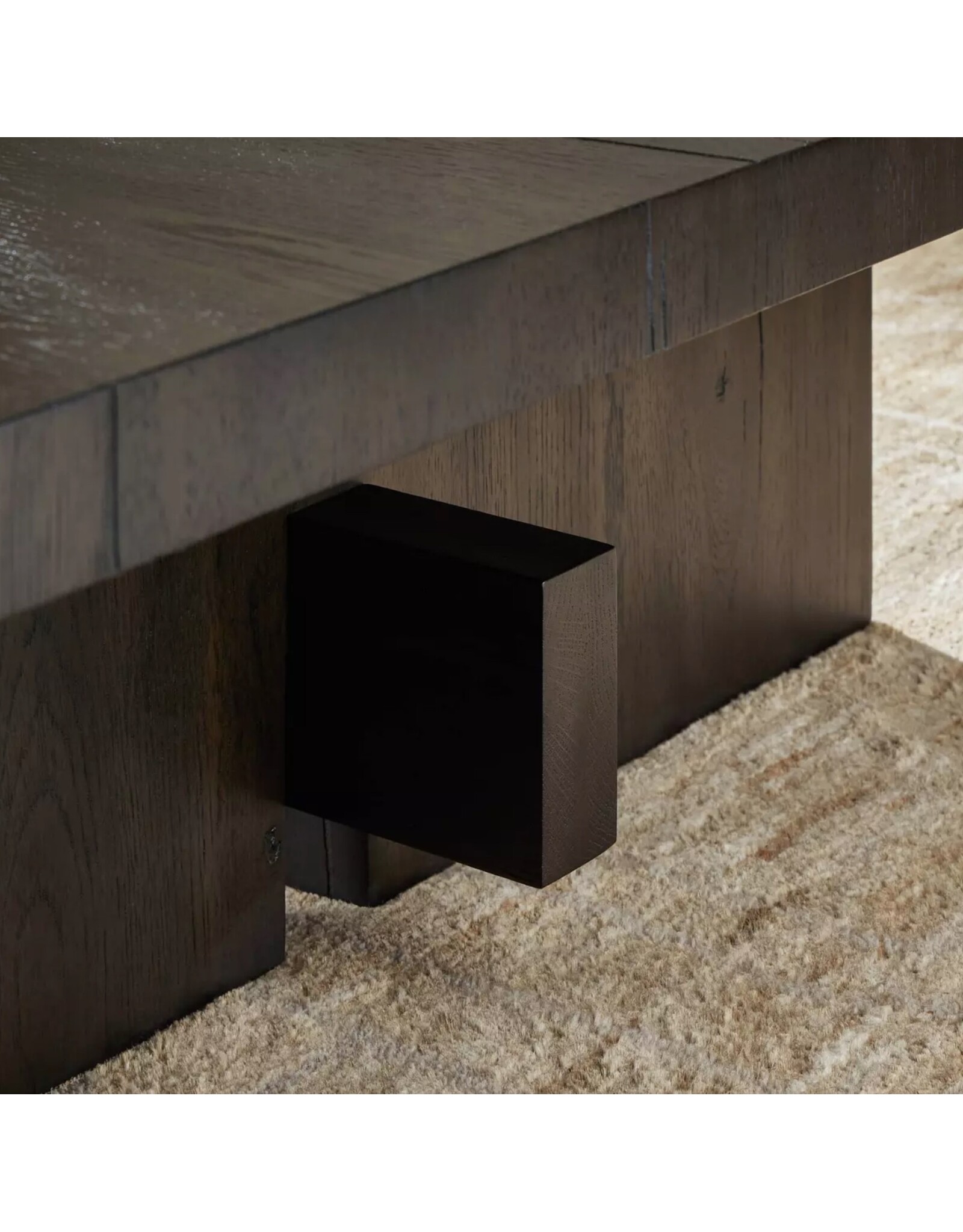 Isaac Coffee Table in Smoked Black Veneer