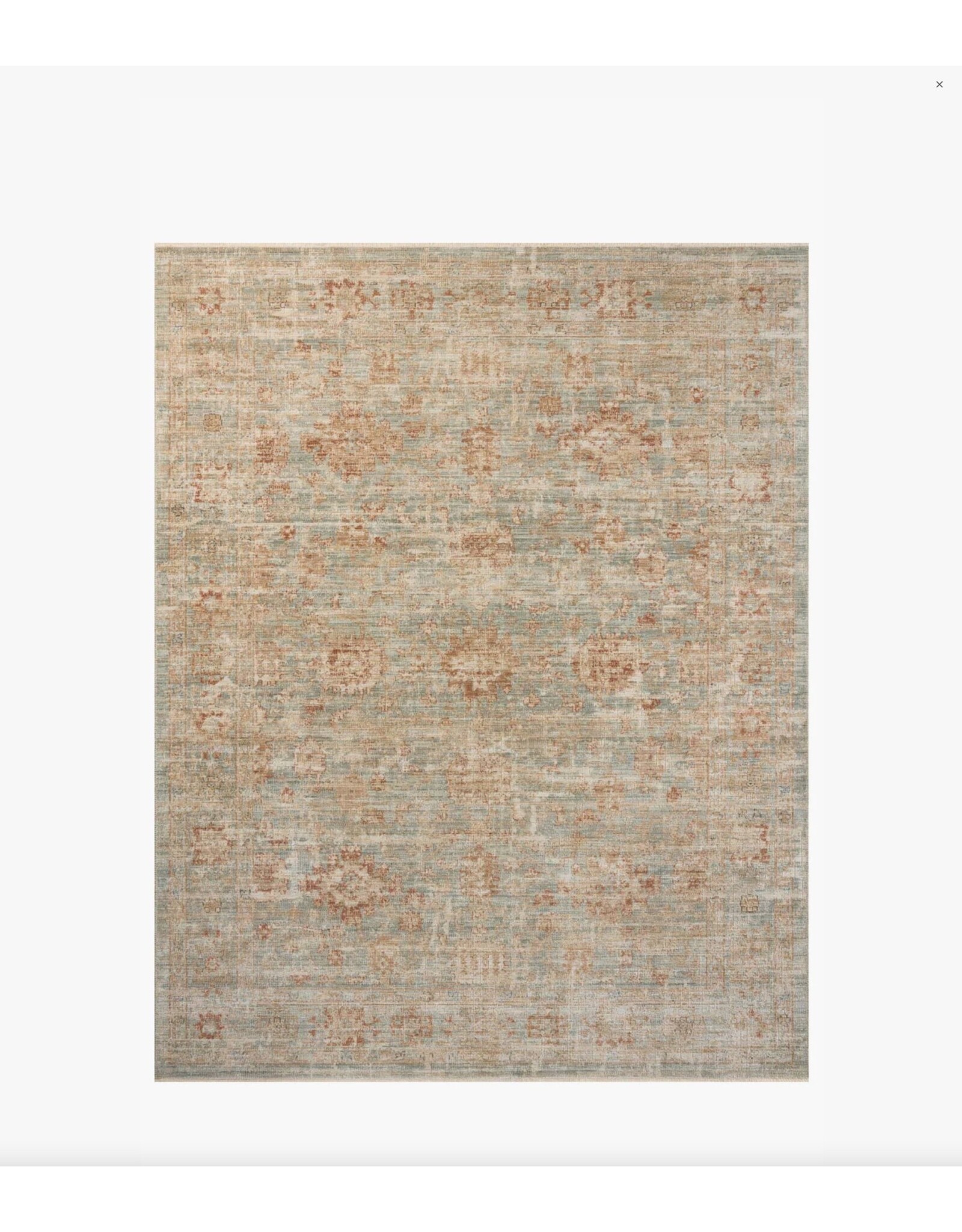 Heritage Collection - HER-06 Aqua / Terracotta