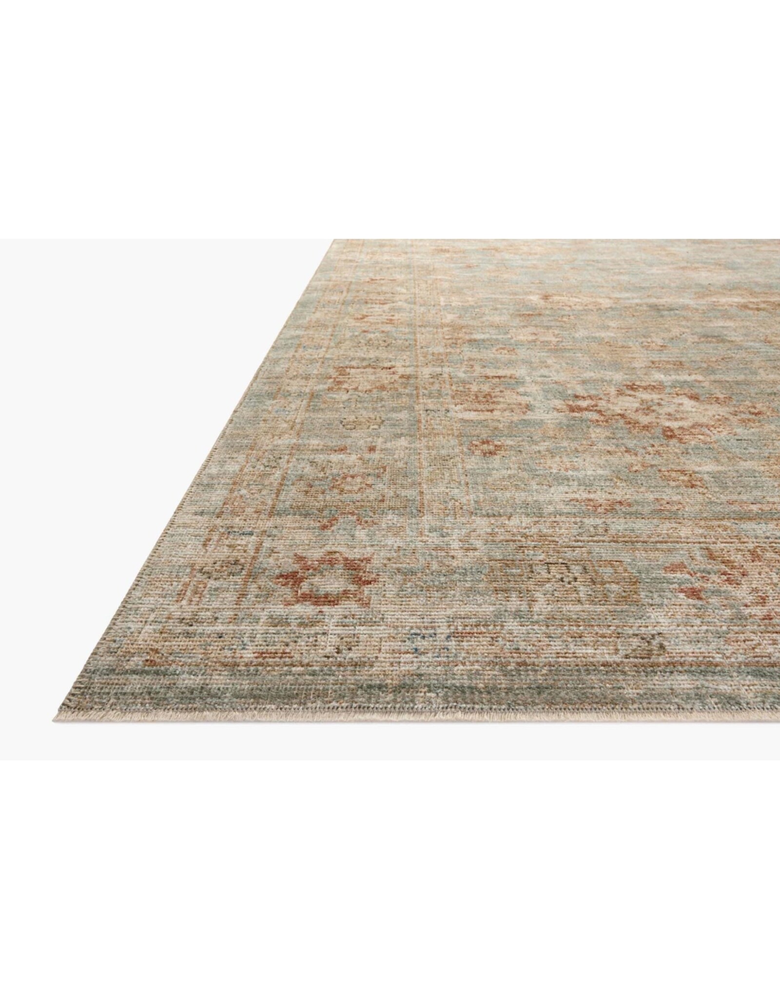 Heritage Collection - HER-06 Aqua / Terracotta