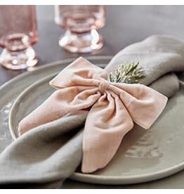 Velvet Bow Napkin Ties, S/4