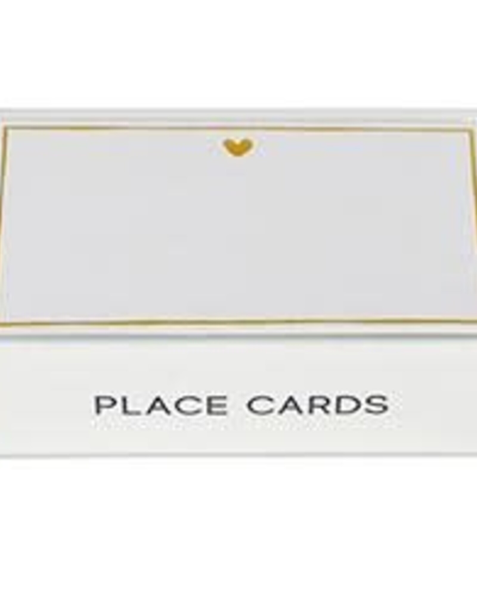 Gold Foil Place Cards - Heart