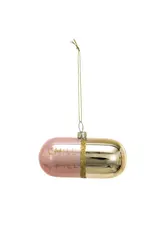 Glass Chill Pill Ornament