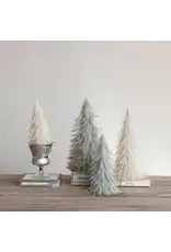 Feather Trees, Cream Set of 2