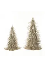 Feather Trees, Grey, Set of 2