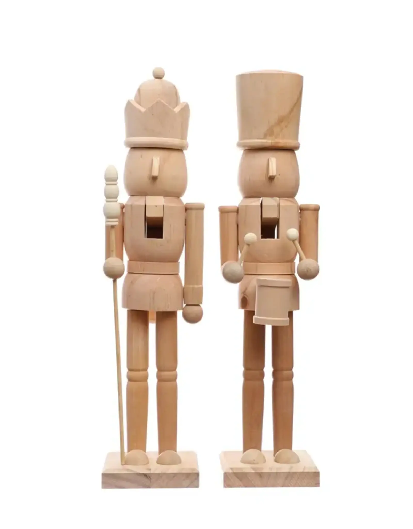 Wood Nutcracker, Natural, 2 Styles