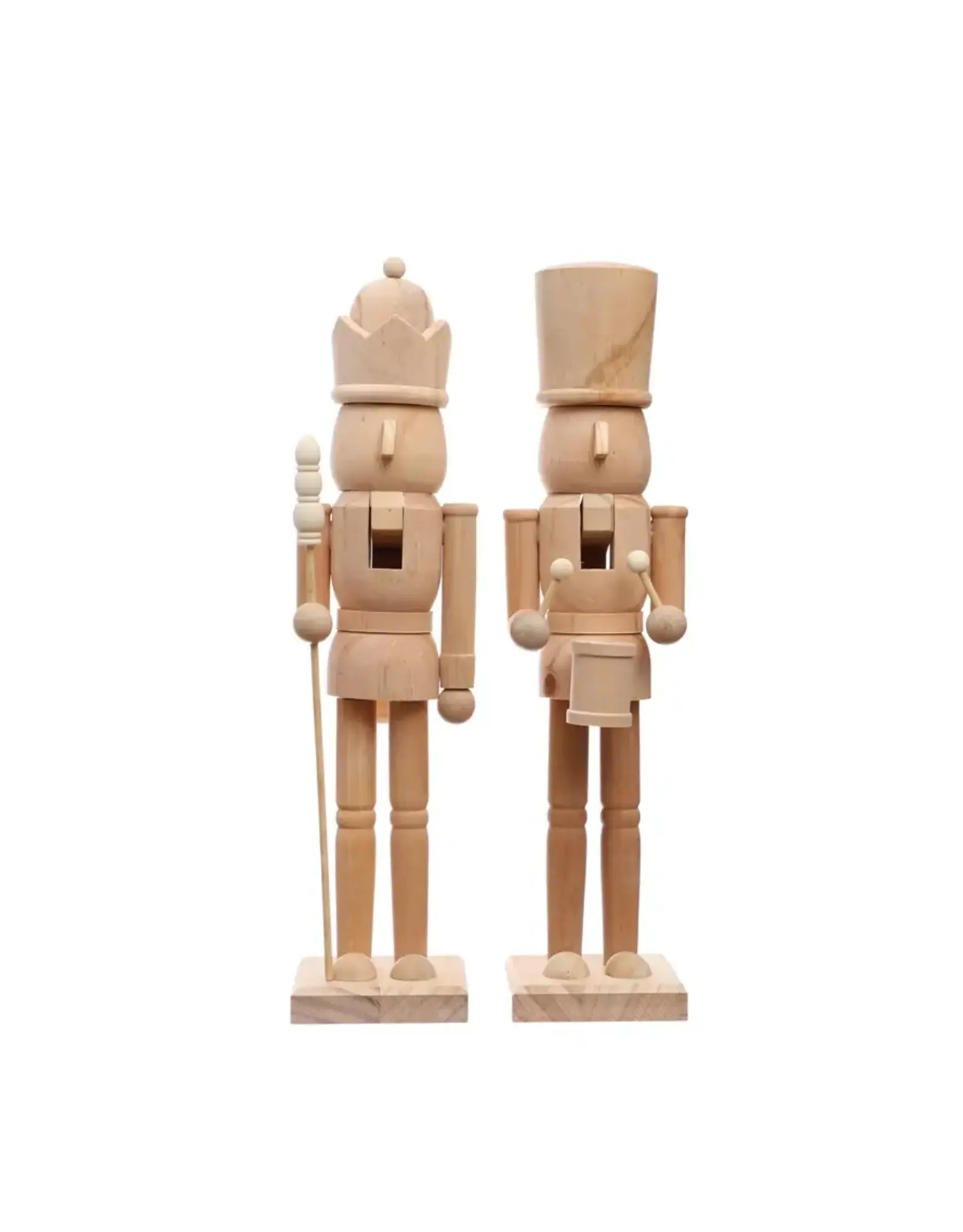 Wood Nutcracker, Natural, 2 Styles