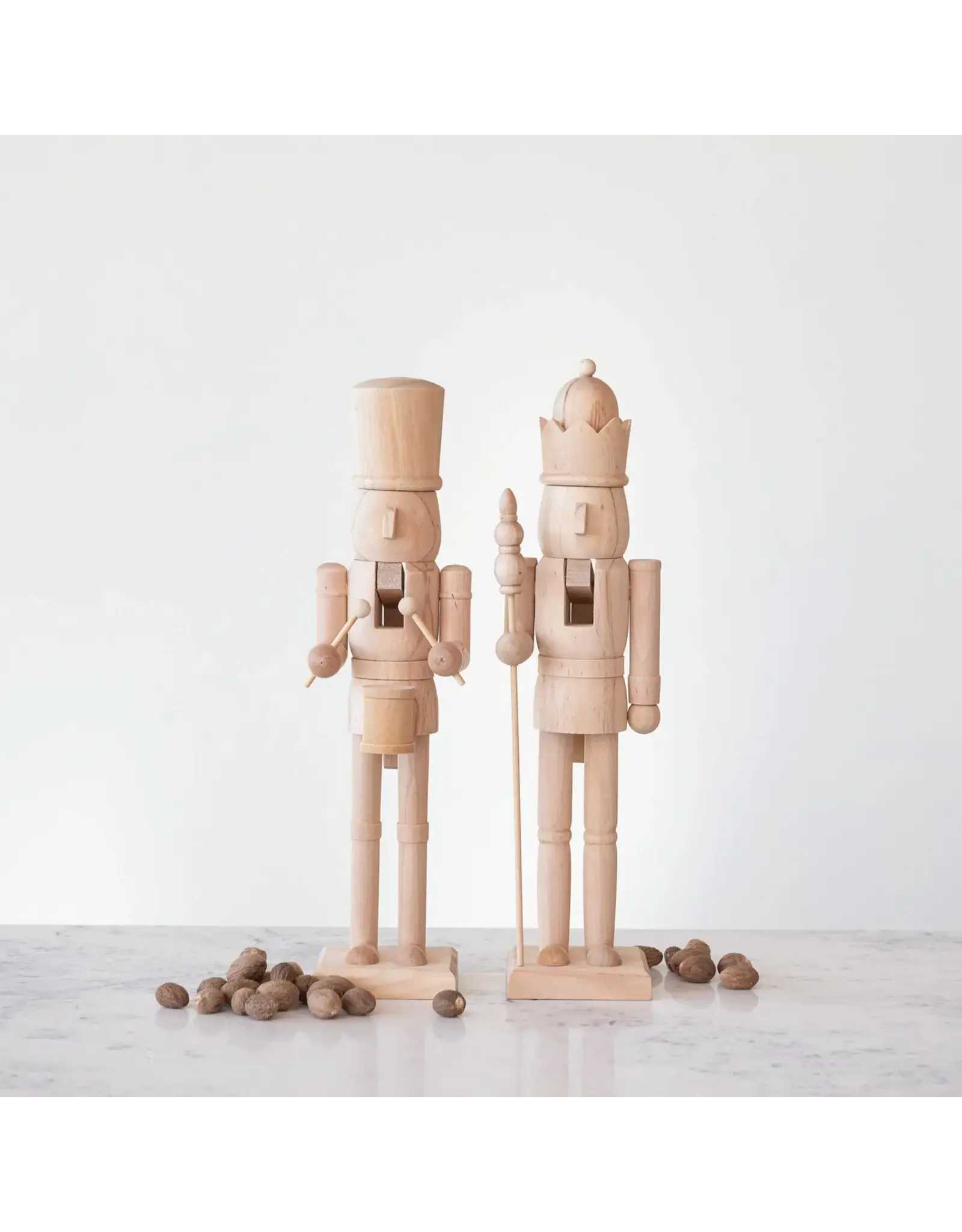 Wood Nutcracker, Natural, 2 Styles
