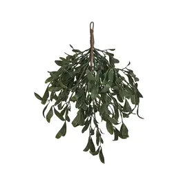 Faux Mistletoe Swag, Green
