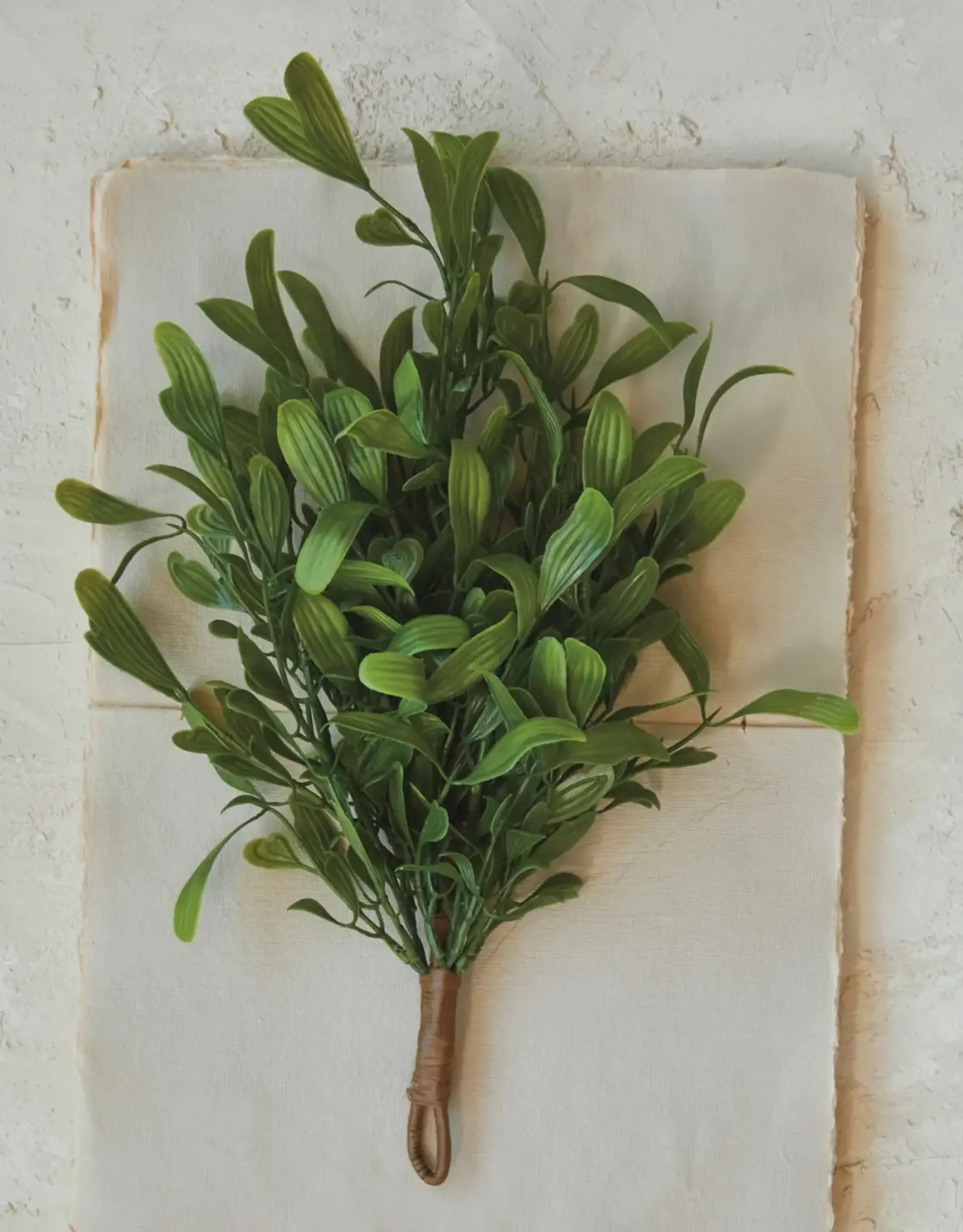 Faux Mistletoe Swag, Green