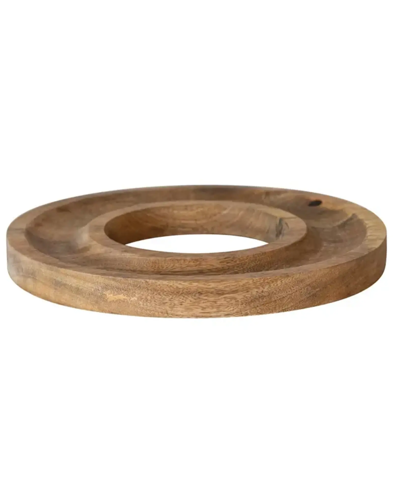 Mango Wood Serving Wreath