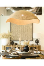 Overscale Woven Rattan Pendant
