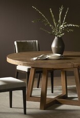 Eberwin Round Extension in Dining Table Rustic Natural