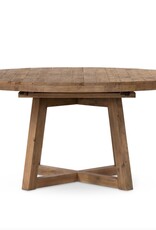 Eberwin Round Extension in Dining Table Rustic Natural