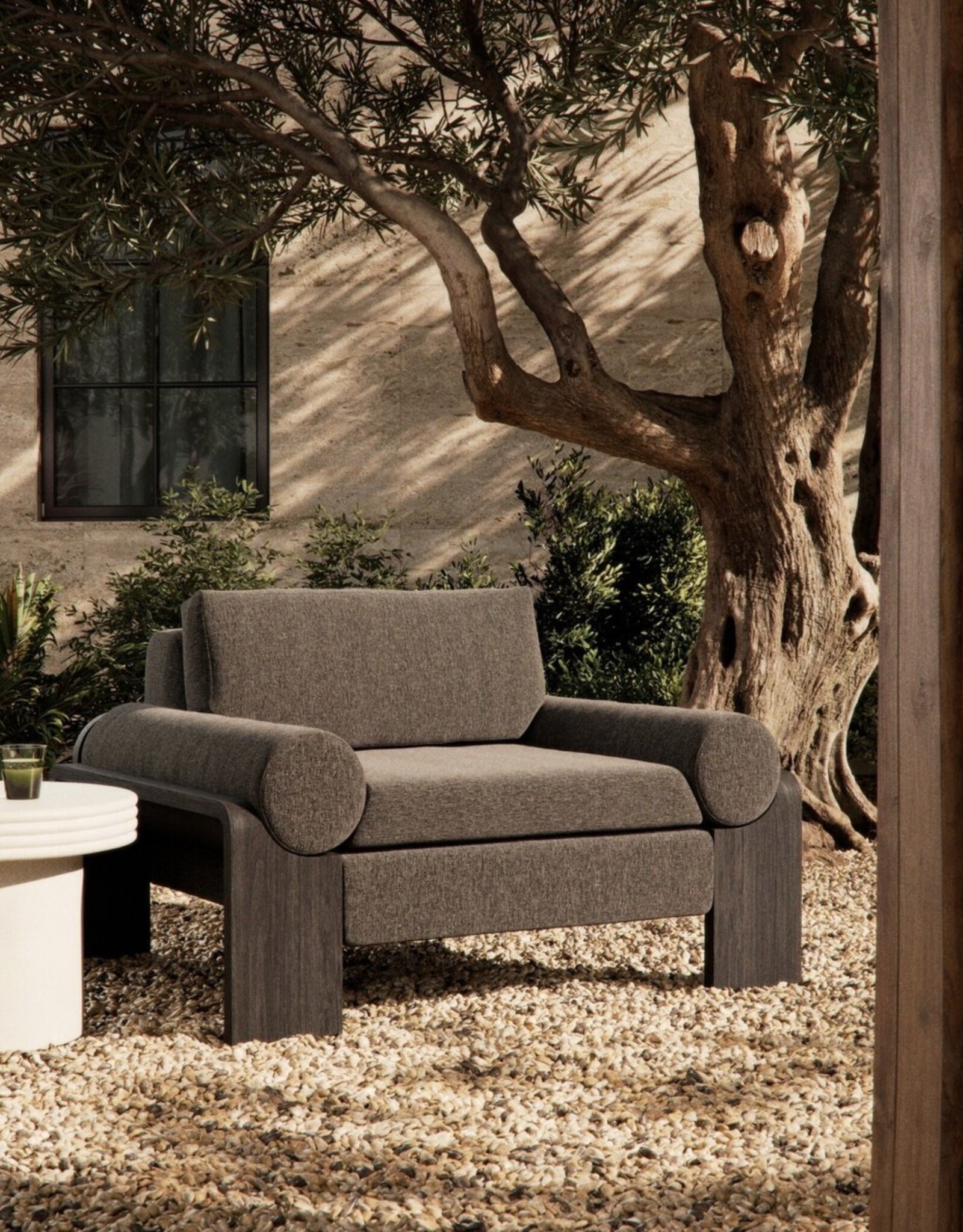 Joette Outdoor Chair in Ellor Brown