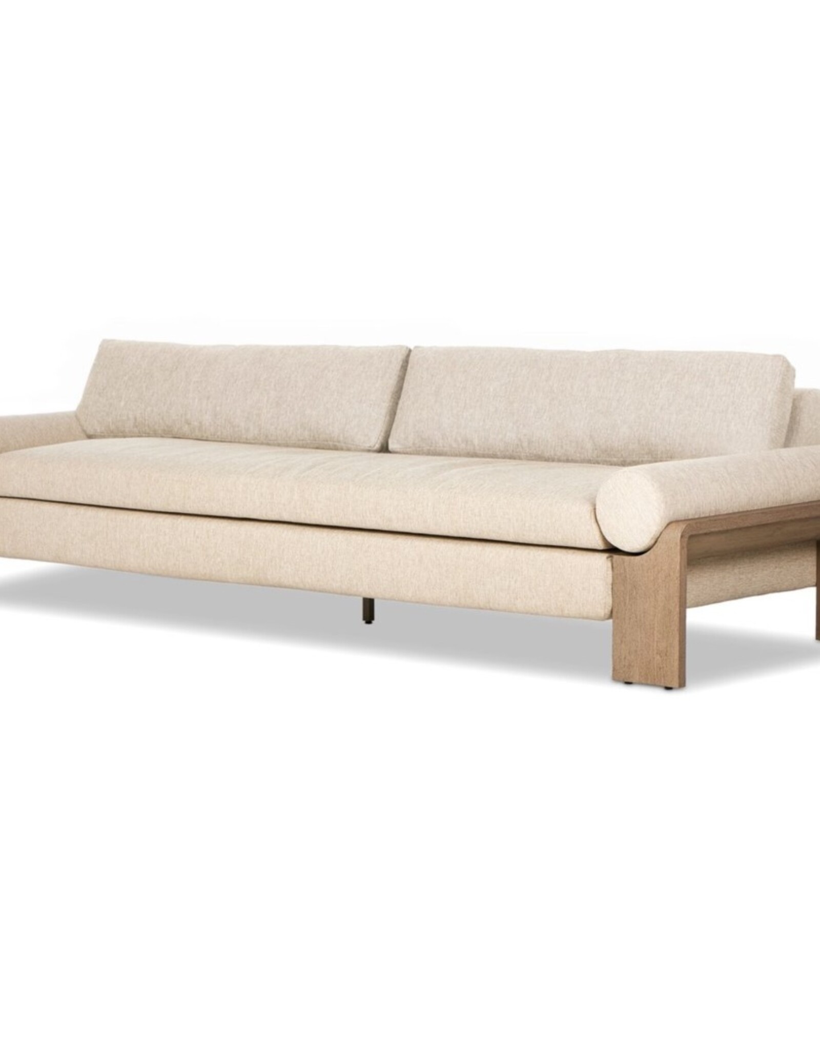 Joette Outdoor Sofa in Ellor Beige 104"