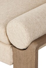 Joette Outdoor Sofa in Ellor Beige 104"