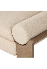 Joette Outdoor Sofa in Ellor Beige 104"