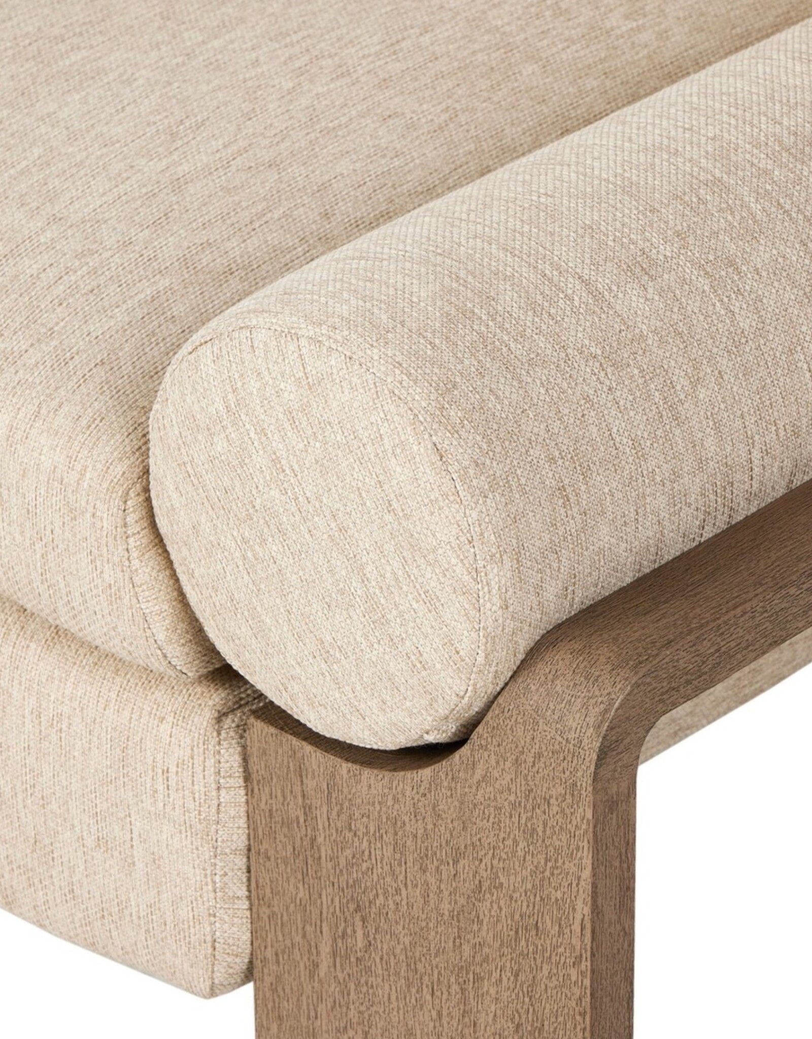Joette Outdoor Sofa in Ellor Beige 104"