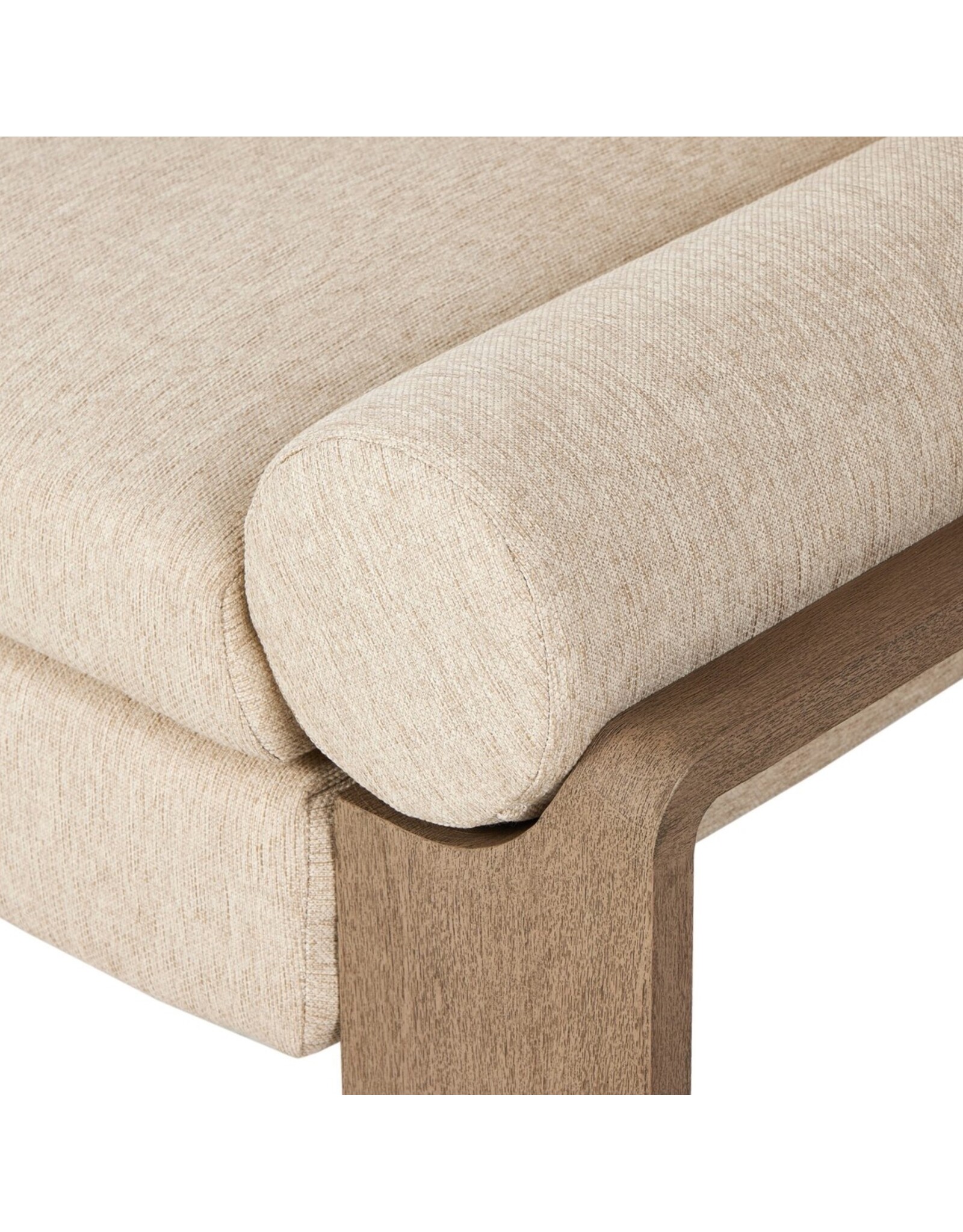 Joette Outdoor Sofa in Ellor Beige 104"