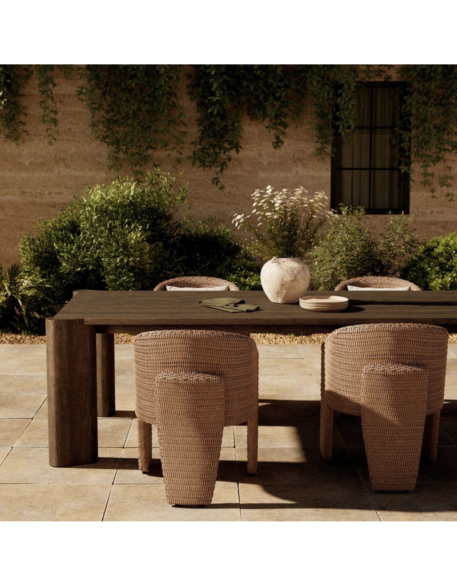 Soho Outdoor Dining Table-106"