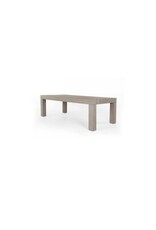 Sonora Outdoor Dining Table Weathered Grey