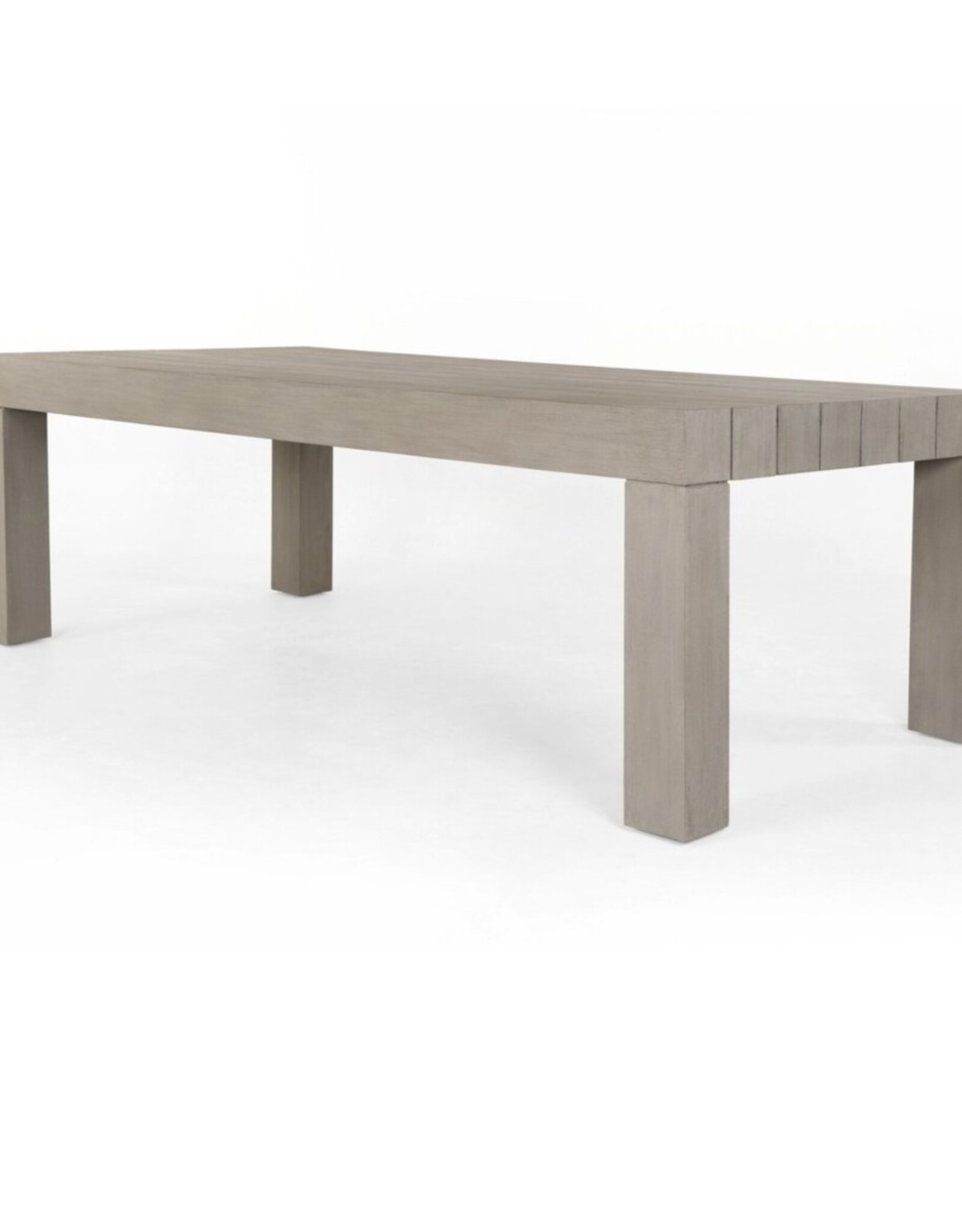 Sonora Outdoor Dining Table Weathered Grey