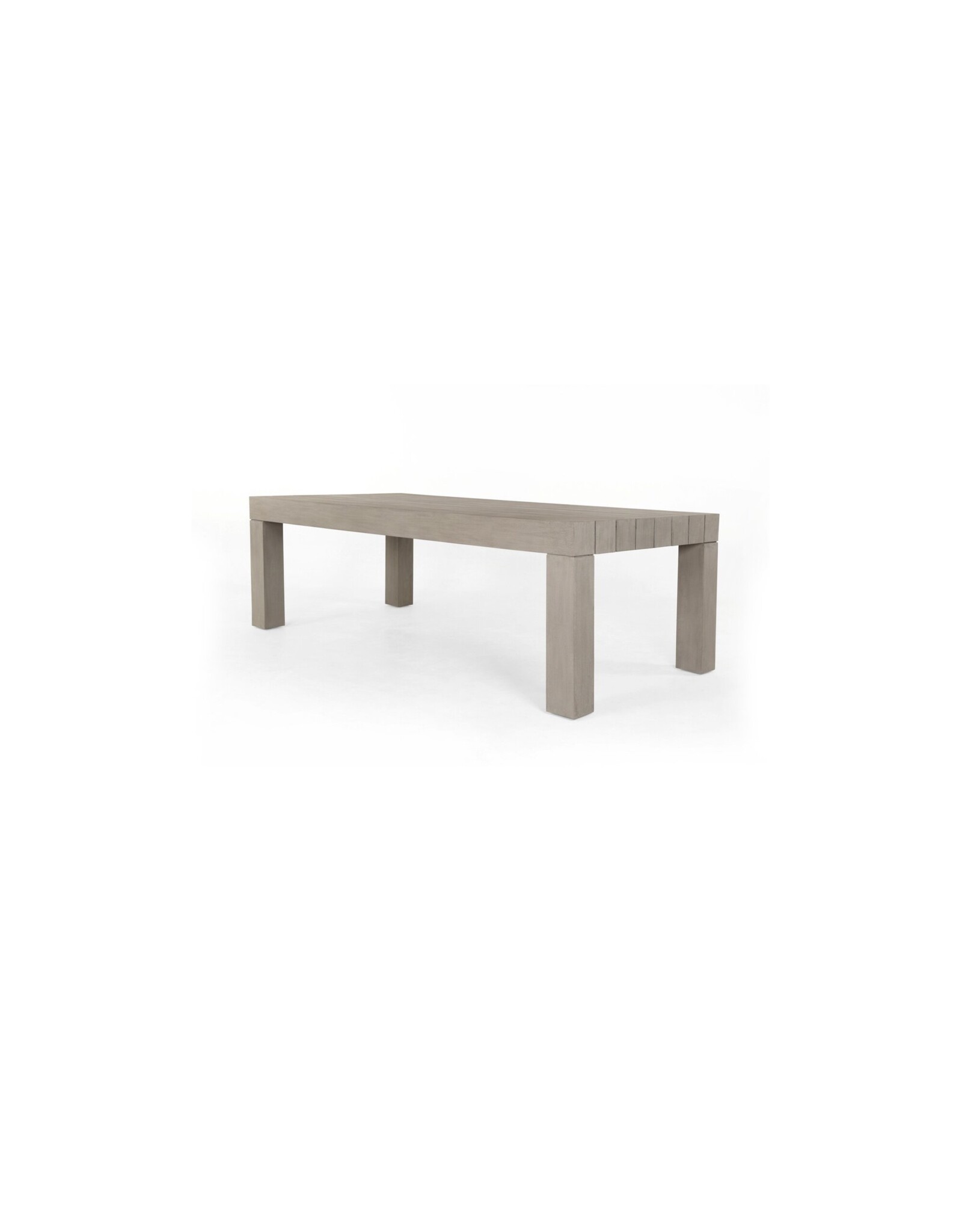 Sonora Outdoor Dining Table Weathered Grey