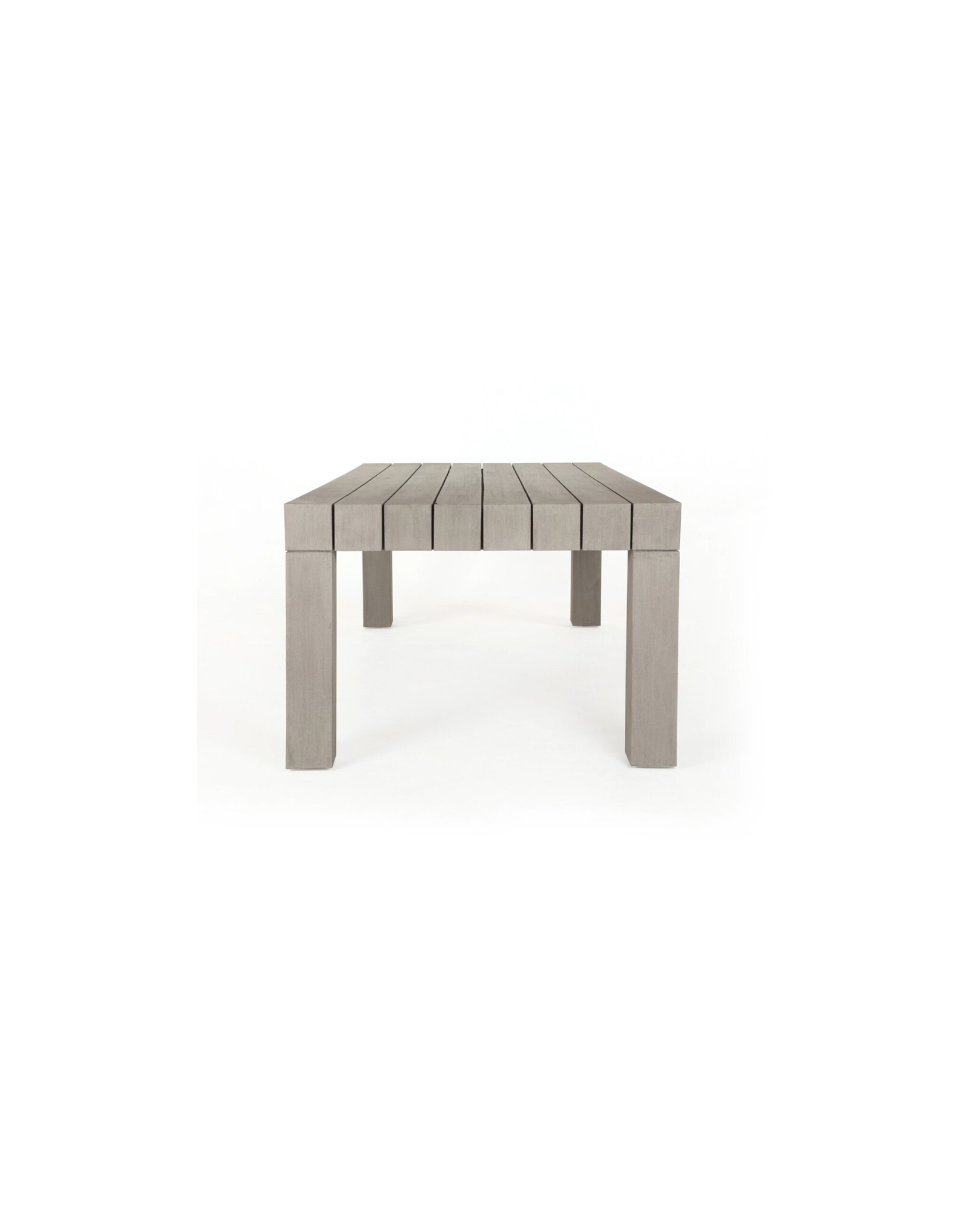 Sonora Outdoor Dining Table Weathered Grey