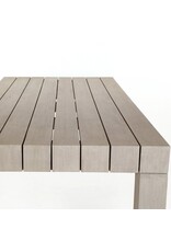 Sonora Outdoor Dining Table Weathered Grey