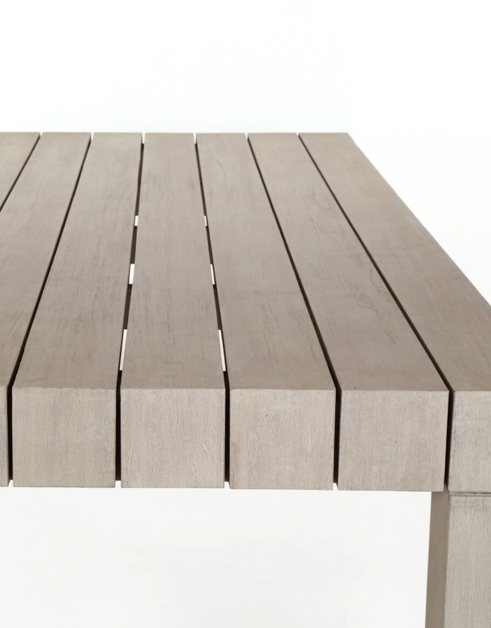 Sonora Outdoor Dining Table Weathered Grey