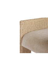 Amur Outdoor Dining Chair in Ellor Beige