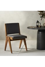 Colima Outdoor Dining Chair in Charcoal