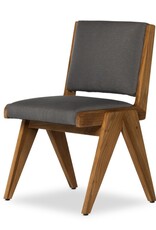 Colima Outdoor Dining Chair in Charcoal
