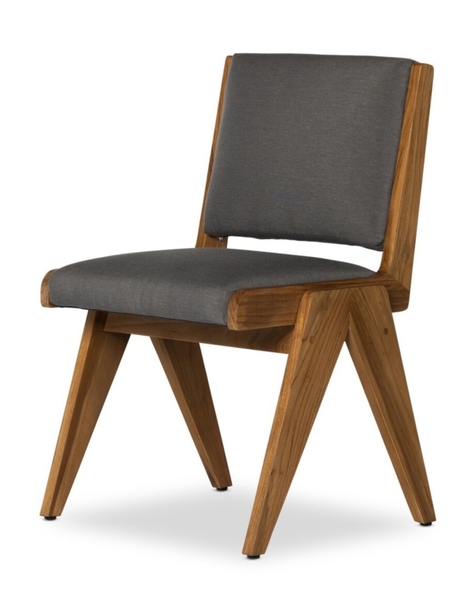 Colima Outdoor Dining Chair in Charcoal