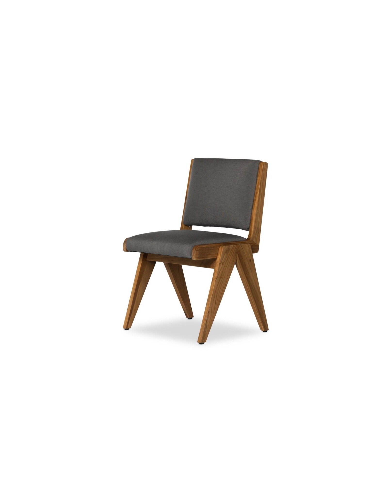 Colima Outdoor Dining Chair in Charcoal