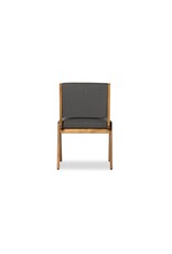 Colima Outdoor Dining Chair in Charcoal