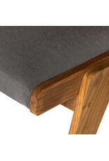 Colima Outdoor Dining Chair in Charcoal