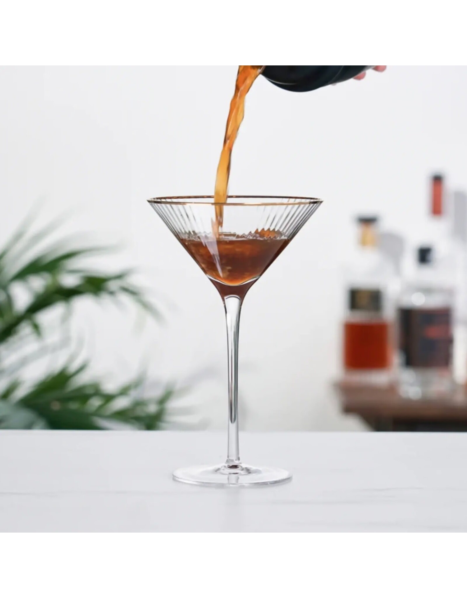 Meridian Crystal Martini Glass