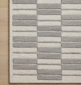 Chris Loves Julia × Loloi Bradley Rug BRL-03 Ivory Grey