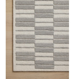 Chris Loves Julia × Loloi Bradley Rug BRL-03 Ivory Grey