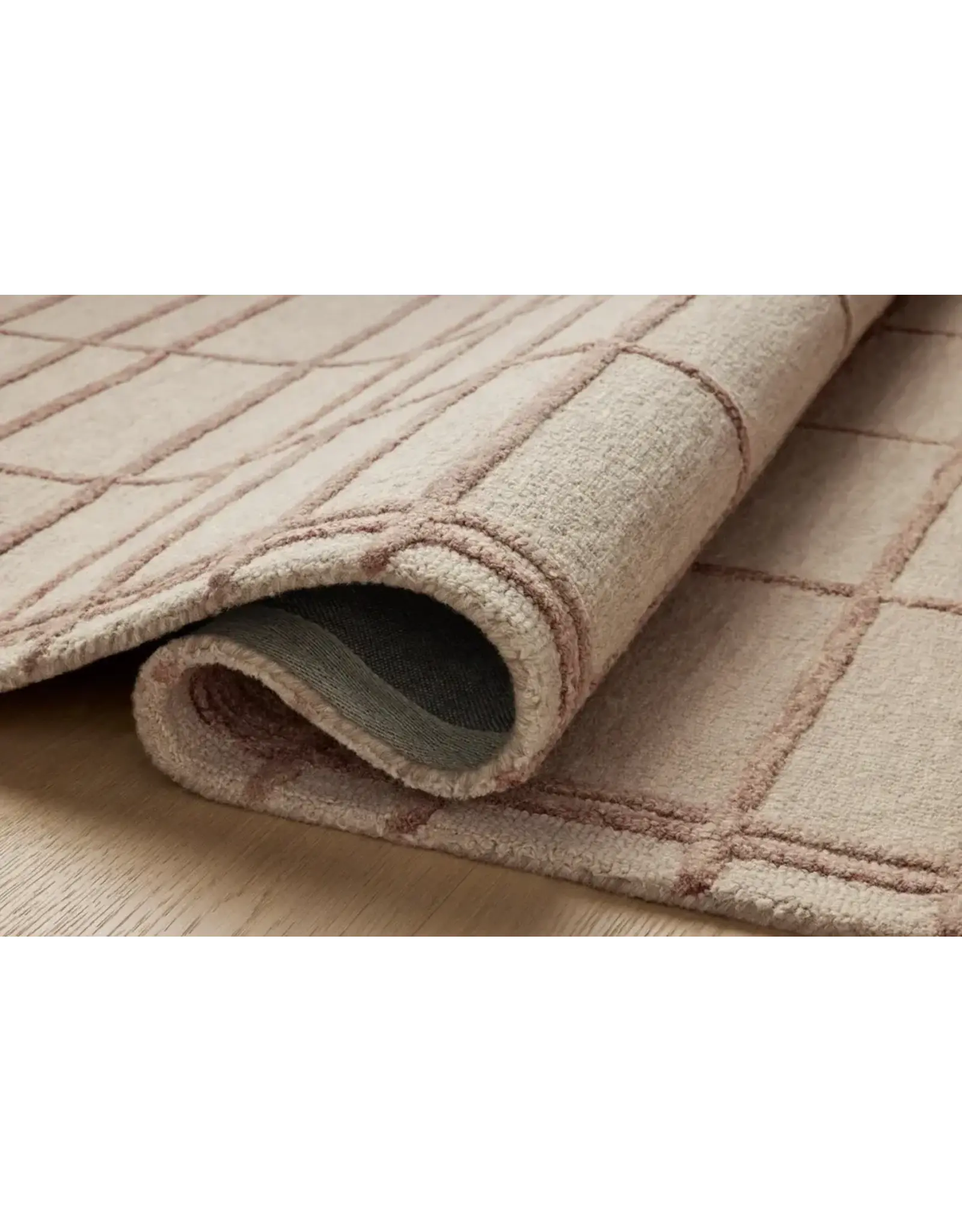 Chris Loves Julia × Loloi Bradley Rug BRL-04 Rose/Blush