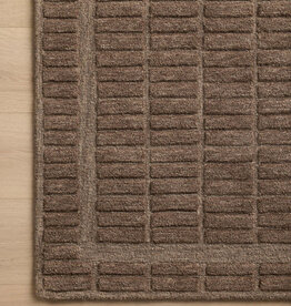 Chris Loves Julia × Loloi Bradley Rug BRL-06 Cocoa/Cocoa