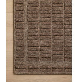 Chris Loves Julia × Loloi Bradley Rug BRL-06 Cocoa/Cocoa
